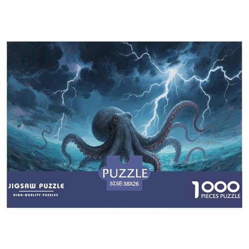 Octopus 1000 Teilen Puzzle Für Erwachsene Und Kinder Herausforderndes Geschicklichkeitsspiel Für Die Ganze Familie Familienspiel Geschenk Für Liebhaber Oder Freunde 38x26cm/1000pcs Octopus 1000 Teilen Puzzle Für Erwachsene Und Kinder Herausforderndes Geschicklichkeitsspiel Für Die Ganze Familie Familienspiel Geschenk Für Liebhaber Oder Freunde 38x26cm/1000pcs von GKWEQPQWK