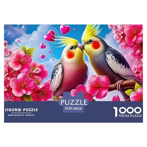 Papagei 1000 Teile Puzzle Für Erwachsene Und Kinder Ab 12 Jahren Herausforderndes Premium Quality Perfekt Für Spieleabende Geschenk Für Liebhaber Oder Freunde 38x26cm/1000pcs von GKWEQPQWK