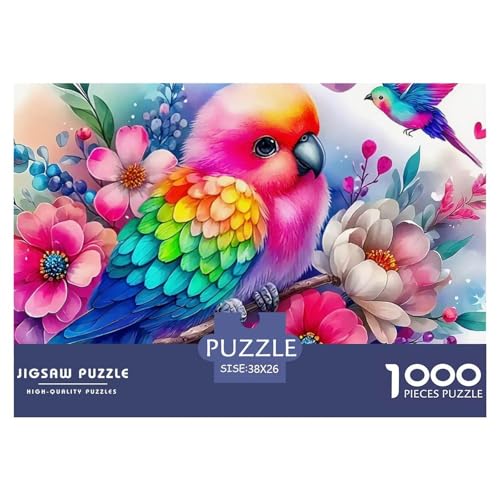 Papagei 1000 Teilen Puzzle Für Erwachsene Und Kinder Ab 12 Jahren Herausforderndes Premium Quality Familienspiel Geschenk Für Liebhaber Oder Freunde 38x26cm/1000pcs Papagei 1000 Teilen Puzzle Für Erwachsene Und Kinder Ab 12 Jahren Herausforderndes Premium Quality Familienspiel Geschenk Für Liebhaber Oder Freunde 38x26cm/1000pcs von GKWEQPQWK