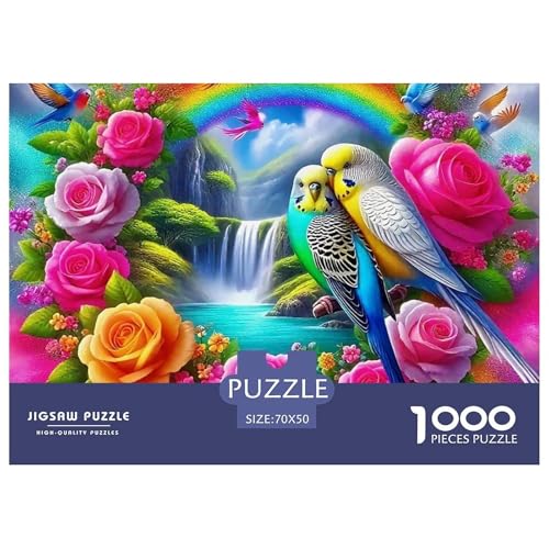 Papagei 1000 Teilen Puzzle Für Erwachsene Und Kinder Ab 12 Jahren Kreative Unterhaltung Spaß Klassisches Geschicklichkeitsspiel Für Die Ganze Familie Familienspiel Geschenk Für Liebhaber Oder Freunde von GKWEQPQWK