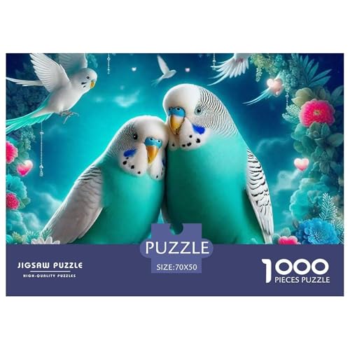 Papagei 1000 Teilen Puzzle Für Erwachsene Und Kinder Ab 12 Jahren Kreative Unterhaltung Spaß Klassisches Premium Quality Familienspiel Geschenk Für Liebhaber Oder Freunde 70x50cm/1000pcs von GKWEQPQWK