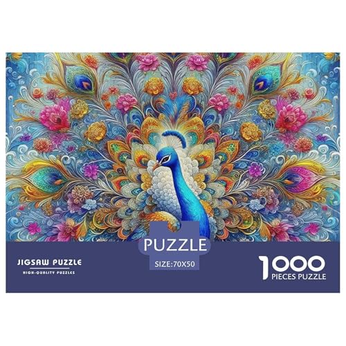 Pfauen 1000 Teilen Puzzle Für Erwachsene Und Kinder Ab 12 Jahren Herausforderndes Geschicklichkeitsspiel Für Die Ganze Familie Perfekt Für Spieleabende Geschenk Für Liebhaber Oder Freunde 70x50cm/10 Pfauen 1000 Teilen Puzzle Für Erwachsene Und Kinder Ab 12 Jahren Herausforderndes Geschicklichkeitsspiel Für Die Ganze Familie Perfekt Für Spieleabende Geschenk Für Liebhaber Oder Freunde 70x50cm/10 von GKWEQPQWK