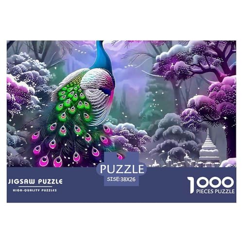 Pfauen 1000 Teilen Puzzle Für Erwachsene Und Kinder Ab 12 Jahren Herausforderndes Premium Quality Familienspiel Geschenk Für Liebhaber Oder Freunde 38x26cm/1000pcs Pfauen 1000 Teilen Puzzle Für Erwachsene Und Kinder Ab 12 Jahren Herausforderndes Premium Quality Familienspiel Geschenk Für Liebhaber Oder Freunde 38x26cm/1000pcs von GKWEQPQWK