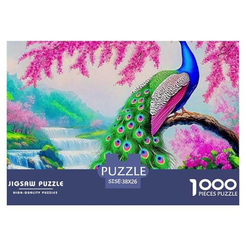 Pfauen 1000 Teilen Puzzle Für Erwachsene Und Kinder Ab 12 Jahren Herausforderndes Premium Quality Familienspiel Geschenk Für Liebhaber Oder Freunde 38x26cm/1000pcs Pfauen 1000 Teilen Puzzle Für Erwachsene Und Kinder Ab 12 Jahren Herausforderndes Premium Quality Familienspiel Geschenk Für Liebhaber Oder Freunde 38x26cm/1000pcs von GKWEQPQWK