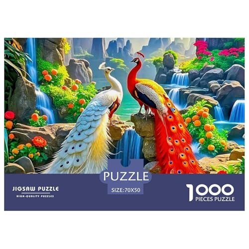 Pfauen 1000 Teilen Puzzle Für Erwachsene Und Kinder Ab 12 Jahren Herausforderndes Premium Quality Familienspiel Geschenk Für Liebhaber Oder Freunde 70x50cm/1000pcs Pfauen 1000 Teilen Puzzle Für Erwachsene Und Kinder Ab 12 Jahren Herausforderndes Premium Quality Familienspiel Geschenk Für Liebhaber Oder Freunde 70x50cm/1000pcs von GKWEQPQWK