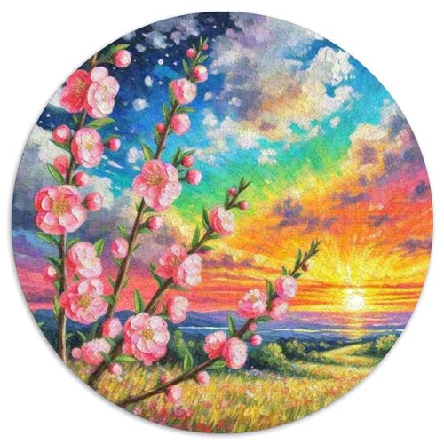 Prickly Plum 1000 Teile Circular Puzzles Stressabbau-Spielzeugfür Erwachsene Kinder Schwieriges Großes Pädagogisches Verringerter Druck Karton - Familienpuzzle Geschenke Für Mama, 1000pcs (67.5x67.5c Prickly Plum 1000 Teile Circular Puzzles Stressabbau-Spielzeugfür Erwachsene Kinder Schwieriges Großes Pädagogisches Verringerter Druck Karton - Familienpuzzle Geschenke Für Mama, 1000pcs (67.5x67.5c von GKWEQPQWK