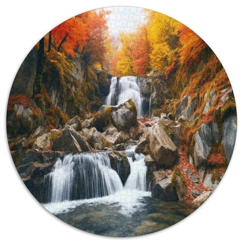 Seen 1000 Teile Circular Puzzles Erwachsene Und Kinder, Schwieriges Großes Pädagogisches Verringerter Druck Stressfreisetzung Spielzeug Geschenke Für Mama, 1000pcs (67.5x67.5cm) von GKWEQPQWK