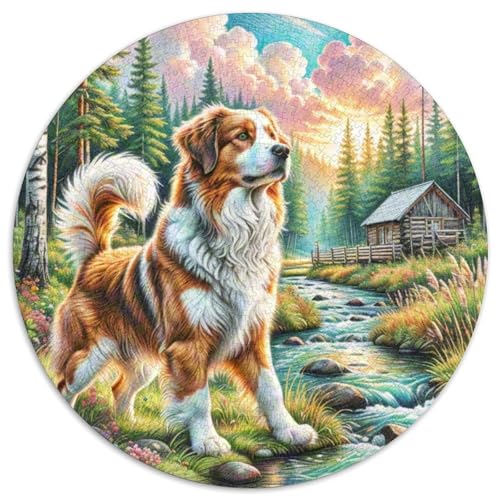 Setzer 1000 Teile Circular Puzzles Erwachsene Und Kinder, Schwer, Stressfreisetzung Spielzeug Geschenke Für Mama, 1000pcs (67.5x67.5cm) von GKWEQPQWK