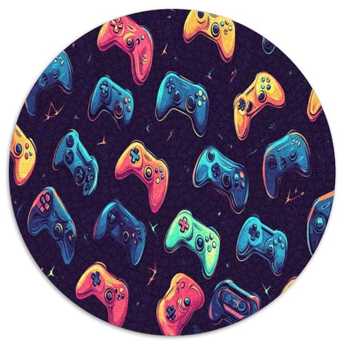 Spieler 1000 Teile Circular Puzzles Stressabbau-Spielzeugfür Erwachsene Kinder Schwieriges Unmögliches Für Verringerter Druck Karton - Familienpuzzle Geschenke Für Mama, 1000pcs (67.5x67.5cm) von GKWEQPQWK