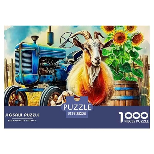 Traktor 1000 Teile Puzzle Für Erwachsene Und Kinder Kreative Unterhaltung Spaß Klassisches Premium Quality Familienspiel Geschenk Für Liebhaber Oder Freunde 38x26cm/1000pcs von GKWEQPQWK