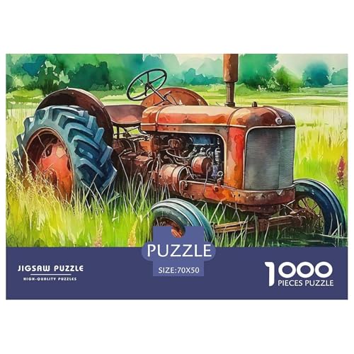 Traktor 1000 Teilen Puzzle Für Erwachsene Und Kinder Ab 12 Jahren Herausforderndes Geschicklichkeitsspiel Für Die Ganze Familie Familienspiel Geschenk Für Liebhaber Oder Freunde 70x50cm/1000pcs Traktor 1000 Teilen Puzzle Für Erwachsene Und Kinder Ab 12 Jahren Herausforderndes Geschicklichkeitsspiel Für Die Ganze Familie Familienspiel Geschenk Für Liebhaber Oder Freunde 70x50cm/1000pcs von GKWEQPQWK
