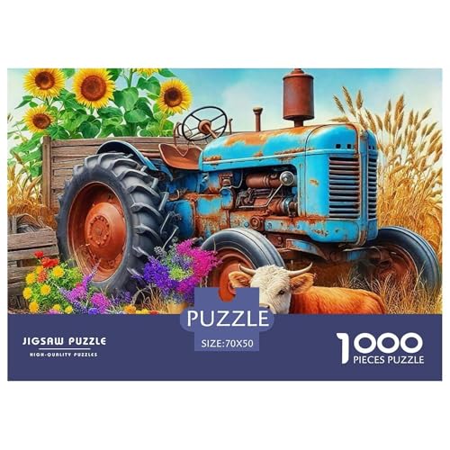 Traktor 1000 Teilen Puzzle Für Erwachsene Und Kinder Kreative Unterhaltung Spaß Klassisches Geschicklichkeitsspiel Für Die Ganze Familie Perfekt Für Spieleabende Geschenk Für Liebhaber Oder Freunde 7 von GKWEQPQWK
