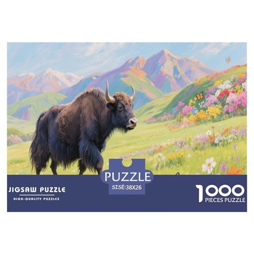 Yak 1000 Teile Puzzle Für Erwachsene Und Kinder Ab 12 Jahren Herausforderndes Geschicklichkeitsspiel Für Die Ganze Familie Familienspiel Geschenk Für Liebhaber Oder Freunde 38x26cm Yak 1000 Teile Puzzle Für Erwachsene Und Kinder Ab 12 Jahren Herausforderndes Geschicklichkeitsspiel Für Die Ganze Familie Familienspiel Geschenk Für Liebhaber Oder Freunde 38x26cm von GKWEQPQWK