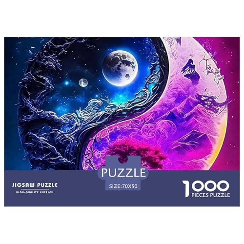 Yin-Yang 1000 Teile Puzzle Für Erwachsene Und Kinder Ab 12 Jahren Herausforderndes Geschicklichkeitsspiel Für Die Ganze Familie Familienspiel Geschenk Für Liebhaber Oder Freunde 70x50cm/1000pcs Yin-Yang 1000 Teile Puzzle Für Erwachsene Und Kinder Ab 12 Jahren Herausforderndes Geschicklichkeitsspiel Für Die Ganze Familie Familienspiel Geschenk Für Liebhaber Oder Freunde 70x50cm/1000pcs von GKWEQPQWK