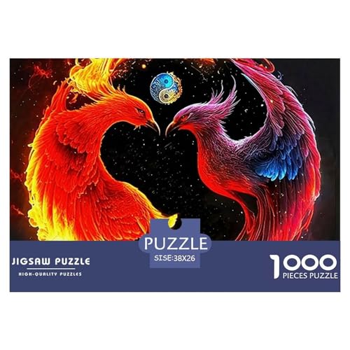 Yin-Yang 1000 Teile Puzzle Für Erwachsene Und Kinder Ab 12 Jahren Herausforderndes Geschicklichkeitsspiel Für Die Ganze Familie Perfekt Für Spieleabende Geschenk Für Liebhaber Oder Freunde 38x26cm/10 von GKWEQPQWK