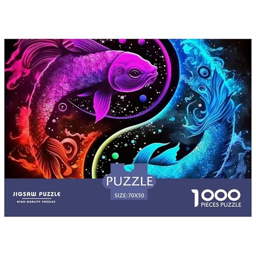 Yin-Yang 1000 Teile Puzzle Für Erwachsene Und Kinder Ab 12 Jahren Kreative Unterhaltung Spaß Klassisches Geschicklichkeitsspiel Für Die Ganze Familie Perfekt Für Spieleabende Geschenk Für Liebhaber O von GKWEQPQWK