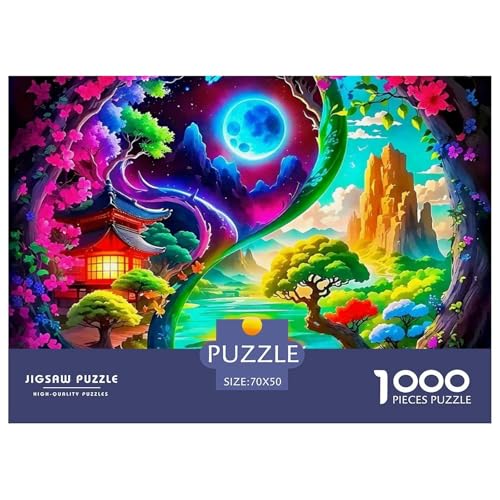 Yin-Yang 1000 Teilen Puzzle Für Erwachsene Und Kinder Kreative Unterhaltung Spaß Klassisches Geschicklichkeitsspiel Für Die Ganze Familie Familienspiel Geschenk Für Liebhaber Oder Freunde 70x50cm/100 von GKWEQPQWK