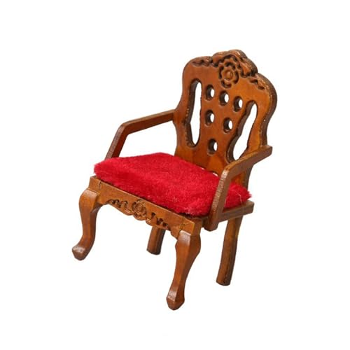 Bildungspuppenhaus Stuhl Miniaturen Vintage Sessel Spielzeug So Tun Als Realistische Modellstuhlmodell Größe Spielen Bildungspuppenhaus Stuhl Miniaturen Vintage Sessel Spielzeug So Tun Als Realistische Modellstuhlmodell Größe Spielen von GKYQVE