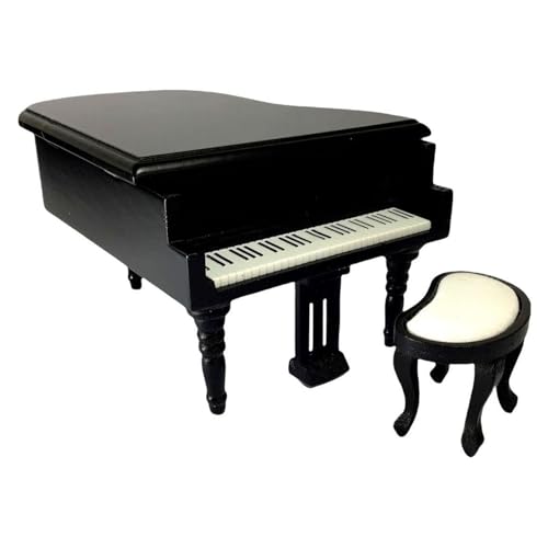 Dollhouses Klavier Und Hocker Set Supplies Für Gartenbüro Display Musikinstrumente Party Dekore Dollhouses Klavier Und Hocker Set Supplies Für Gartenbüro Display Musikinstrumente Party Dekore von GKYQVE
