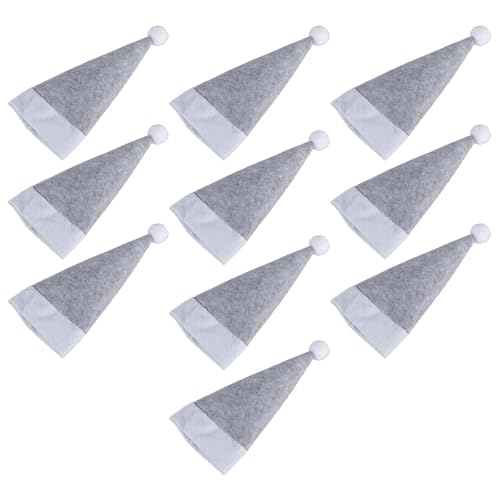 GKYQVE 10pcs Graue Weihnachtskappen Für Tabletop Festival Ornamentation Santa Hat Shape Tischhalter Besteck Aufbewahrungstasche Stilvolle Graue Weihnachtsmütze GKYQVE 10pcs Graue Weihnachtskappen Für Tabletop Festival Ornamentation Santa Hat Shape Tischhalter Besteck Aufbewahrungstasche Stilvolle Graue Weihnachtsmütze von GKYQVE