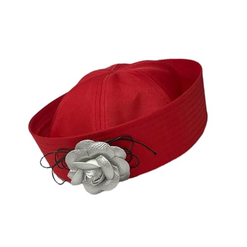 GKYQVE 3D Rose Kapitän Hüte Mädchen Matrosen Kostüm für Maskeraden Party Rose Hut Dress Up GKYQVE 3D Rose Kapitän Hüte Mädchen Matrosen Kostüm für Maskeraden Party Rose Hut Dress Up von GKYQVE