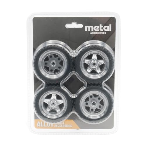 GKYQVE 4pcs Fernbedienungs Crawler Reifen Reifen Set Für MN82/MN82S/LC79 Modell Haltbarkeit Und Leistungen Gesamten Terrain Modellteil von GKYQVE
