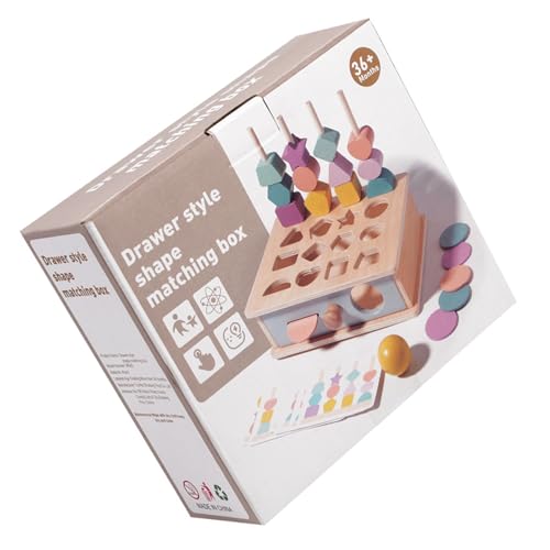 GKYQVE Faden Puzzle Block Spielzeugset Holzformblöcke Stapeln Und Sortieren Spielzeug Für Kleinkind Fine Motor Skill Übungen Verwendung GKYQVE Faden Puzzle Block Spielzeugset Holzformblöcke Stapeln Und Sortieren Spielzeug Für Kleinkind Fine Motor Skill Übungen Verwendung von GKYQVE