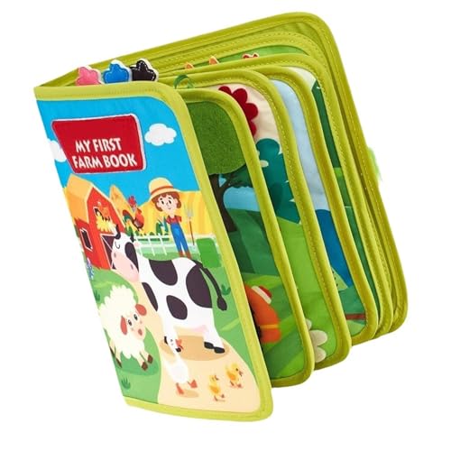 GKYQVE Filzaktivitätsbuch Für Kleinkind Bildungsbuch Book Spielzeug Die Sich Hervorragend Für Feine Motorische Fähigkeiten Und Fantasie Kreativ Entwickeln GKYQVE Filzaktivitätsbuch Für Kleinkind Bildungsbuch Book Spielzeug Die Sich Hervorragend Für Feine Motorische Fähigkeiten Und Fantasie Kreativ Entwickeln von GKYQVE