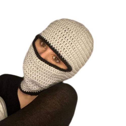GKYQVE Hut Horrid Schädel gehäkelter Hut für Damen und Herren, Bild-Requisiten, gruseliger Räuber, Cosplay, Halloween, Party GKYQVE Hut Horrid Schädel gehäkelter Hut für Damen und Herren, Bild-Requisiten, gruseliger Räuber, Cosplay, Halloween, Party von GKYQVE