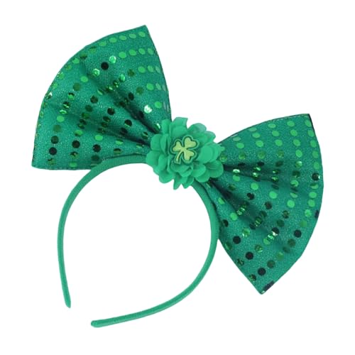 GKYQVE Irischer Kobold Stirnband Blingbling Bowknot Glitzernde Kopfbedeckung Bowknot Party Requisiten Lepechaun Gegenwart Stirnband Festival Kostüm Haarband GKYQVE Irischer Kobold Stirnband Blingbling Bowknot Glitzernde Kopfbedeckung Bowknot Party Requisiten Lepechaun Gegenwart Stirnband Festival Kostüm Haarband von GKYQVE