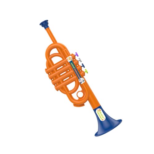 GKYQVE Kleinkind Trompete Musikspielzeug Für Kinder Realistischer Sound Und Einfach Zu Verwenden Musikinstrument Für Familienspaß Und Musikkurse von GKYQVE
