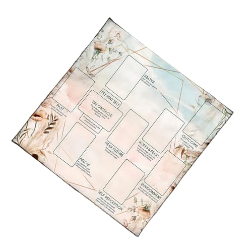 GKYQVE Lesen Karten Tarots Tischdecke Altäre Stoff Göttisch Tisch Wandteppich Brettspiel Accessoires Reading Card Tarot von GKYQVE