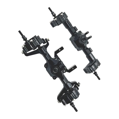 GKYQVE Metallgehäuse Front Und Hinterachsen Set Für 1/24 Fernbedienungsfahrzeug Upgrades Modifikationszubehör von GKYQVE