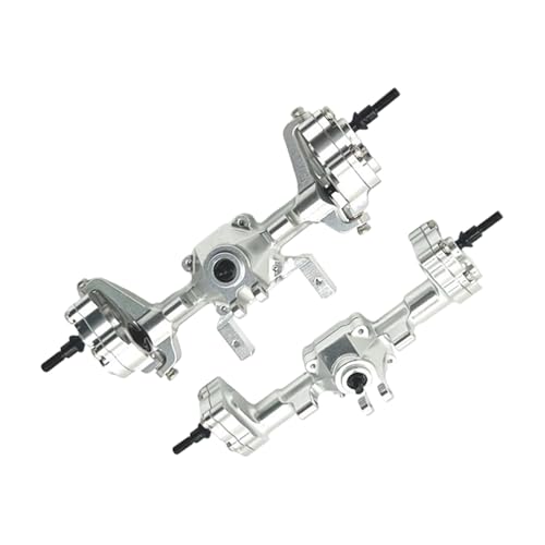 GKYQVE Metallgehäuse Front Und Hinterachsen Set Für 1/24 Fernbedienungsfahrzeug Upgrades Modifikationszubehör von GKYQVE