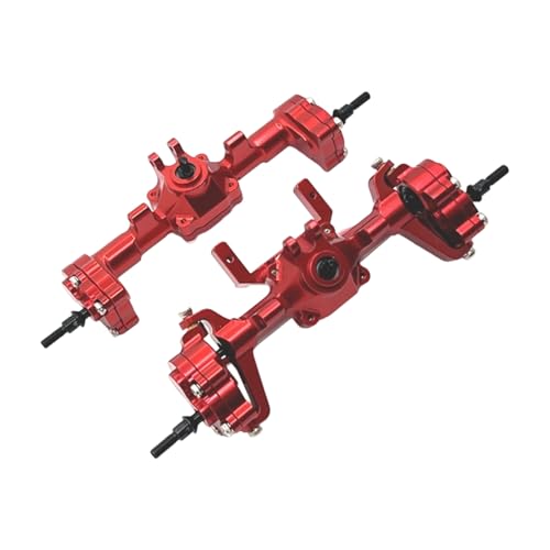 GKYQVE Metallgehäuse Front Und Hinterachsen Set Für 1/24 Fernbedienungsfahrzeug Upgrades Modifikationszubehör von GKYQVE