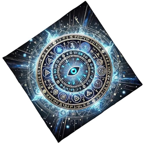 GKYQVE Multifauntale Velvets Tarot Tischdecke Weiche Trage Von Stoff Altara Stoff Faltbares Design Geeignet Für Messwerte Tarots Tischdecke von GKYQVE