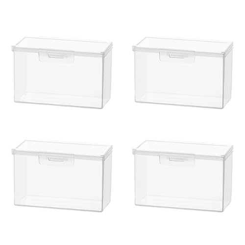 GKYQVE Packung Der 4PCS Karten Organisatoren Clear Case Case Plastiklagerbox Für Collector Game Card Container von GKYQVE
