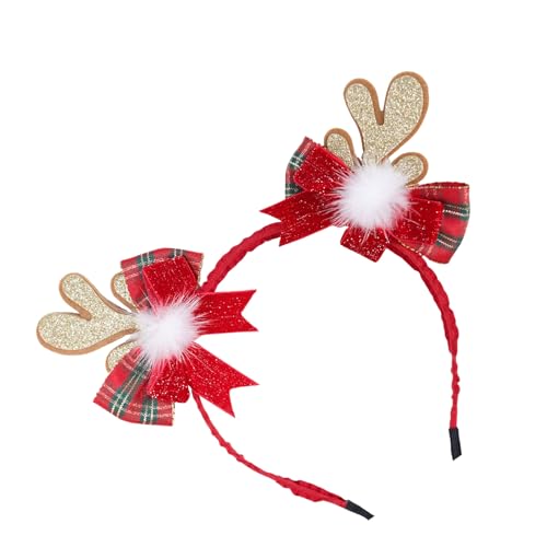 GKYQVE Santa Hats Stirnband Weihnachten Pailletten Kopfwege Weihnachtsfeier Foto Requisiten Party Kopfwege Cosplay Accessoires Santa Hats Stirnband Erwachsene Frauen Kinder Schüttung von GKYQVE