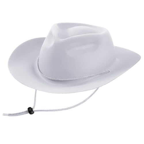 GKYQVE Verstellbarer Cowboyhut für Mädchen, Geburtstagsparty-Hut für Kinder, elegante Themenparty, Cowgirl-Hut, Kopfbedeckung, Fotografie-Hut GKYQVE Verstellbarer Cowboyhut für Mädchen, Geburtstagsparty-Hut für Kinder, elegante Themenparty, Cowgirl-Hut, Kopfbedeckung, Fotografie-Hut von GKYQVE