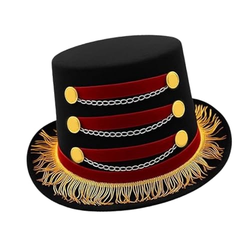 GKYQVE Zirkus Themen Magicians Atmungsaktiven Kurzkochofen Ideal Für Cosplay Kostüme Unisex Hochzeitsthema von GKYQVE