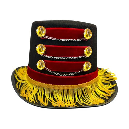 GKYQVE Zirkus Themen Magicians Atmungsaktiven Kurzkochofen Ideal Für Cosplay Kostüme Unisex Hochzeitsthema von GKYQVE
