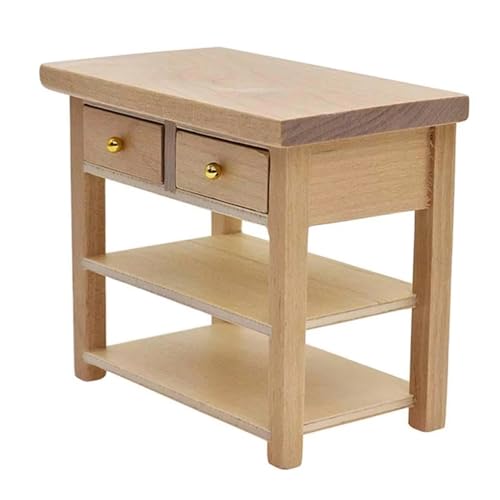 GKYQVE Miniaturholz Seitenschrankmodell Figur Für Dollhouses Ideal Für Sammler Und Handwerksprojekt Enthusiasten von GKYQVE