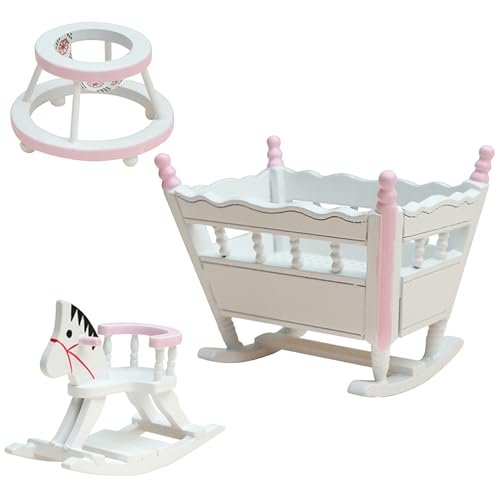 Packung 3 Miniatur Holz Kinderzimmer Schlafzimmer Möbel Set Für 1/12 Dollhouses Kinder Tun Spiel Spielzeugkinder Sicheres Design. Packung 3 Miniatur Holz Kinderzimmer Schlafzimmer Möbel Set Für 1/12 Dollhouses Kinder Tun Spiel Spielzeugkinder Sicheres Design. von GKYQVE