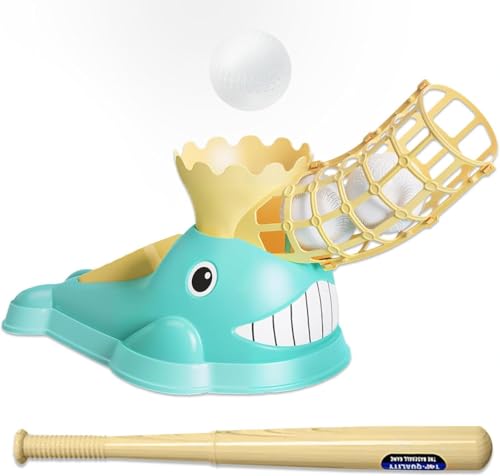 GKZJMA Batting Machine Baseball, Pitching Machines for Youth Baseball - T Ball Sets for Kids - T Ball Set Baseball and Softball Pitching Machines for Children Aged 3-8 Years von GKZJMA