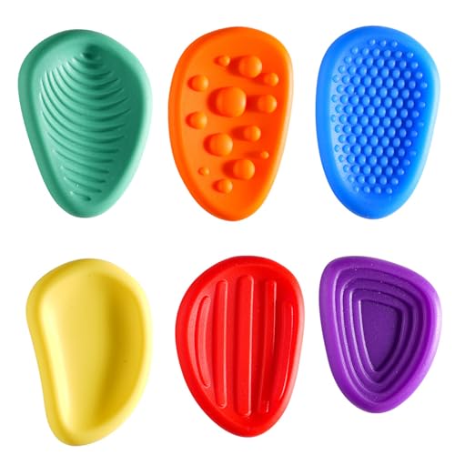 Fidget Spielzeug 6 Stück Sensorischer Stein,stressabbau Stones,für Autismus Kinder Beruhigende Stress Spielzeug für Angst Relief für Kinder und Erwachsene Soziale Emotionale Gefühle Spielzeug Fidget Spielzeug 6 Stück Sensorischer Stein,stressabbau Stones,für Autismus Kinder Beruhigende Stress Spielzeug für Angst Relief für Kinder und Erwachsene Soziale Emotionale Gefühle Spielzeug von GLAITC