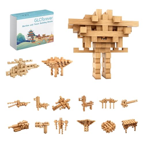 GLCforever 42 Lernteile aus Holz – 15 verschiedene Formen, Geschenk aus Holz für Kinder, Lernspielzeug für Kinder ab 3 Jahren GLCforever 42 Lernteile aus Holz – 15 verschiedene Formen, Geschenk aus Holz für Kinder, Lernspielzeug für Kinder ab 3 Jahren von GLCforever