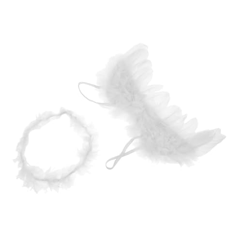 GLEAVI 1 Satz Babyflügel-set Engel-babykostüm Engel-stirnband Engelsflügel Für Kleinkinder Engel Kostüm Engelsflügel Kostüm Engelskostüm Für Mädchen Weiß Feder GLEAVI 1 Satz Babyflügel-set Engel-babykostüm Engel-stirnband Engelsflügel Für Kleinkinder Engel Kostüm Engelsflügel Kostüm Engelskostüm Für Mädchen Weiß Feder von GLEAVI