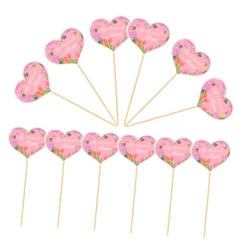 GLEAVI 1 Satz Kuchendekorationseinsatz Kuchentopper Kuchen -topper Essen Geburtstagskerzen Happy Mother's Day Cake Topper Kuchenauswahl Zum Muttertag Papier 48 Stück GLEAVI 1 Satz Kuchendekorationseinsatz Kuchentopper Kuchen -topper Essen Geburtstagskerzen Happy Mother's Day Cake Topper Kuchenauswahl Zum Muttertag Papier 48 Stück von GLEAVI