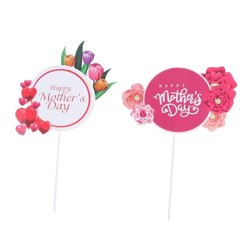 GLEAVI 1 Satz Kucheneinsatz Kuchenverzierung Muttertag Kuchen Picks Mutter Kuchen Picks Topper Dessertdekoration Kuchendekoration Kuchen-einlegekarte Papier Rot 10 Stück GLEAVI 1 Satz Kucheneinsatz Kuchenverzierung Muttertag Kuchen Picks Mutter Kuchen Picks Topper Dessertdekoration Kuchendekoration Kuchen-einlegekarte Papier Rot 10 Stück von GLEAVI