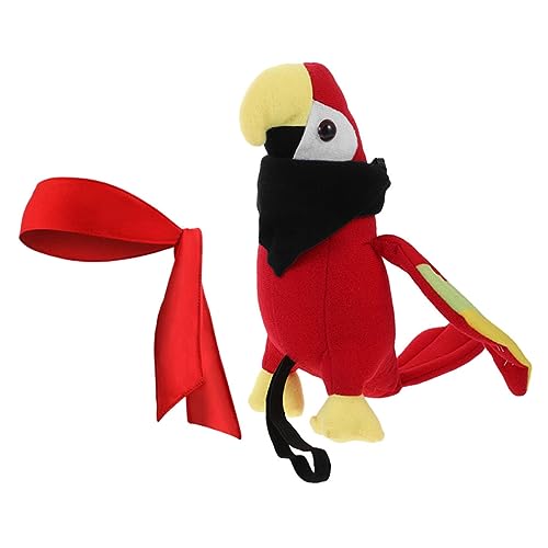 GLEAVI 1 Satz Piraten Papagei Schulter Accessoire Teiliges Kostümzubehör für Halloween mit Schwarzem Halstuch und Kopftuch für Piratenpartys Cosplay und Fotografie GLEAVI 1 Satz Piraten Papagei Schulter Accessoire Teiliges Kostümzubehör für Halloween mit Schwarzem Halstuch und Kopftuch für Piratenpartys Cosplay und Fotografie von GLEAVI